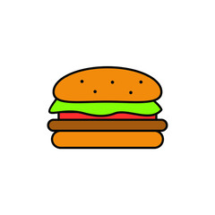 fast food illustration. fast food illustrations can be used for stickers, logos, icons, mascots, social media and more