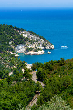 Coast of Pugnochiuso, Gargano, Apulia, Italy