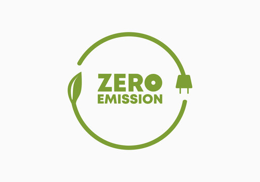 Zero emission background suitable for industry, eco, medical, pollution, automobile. Environmental zero waste nature friendly lifestyle.