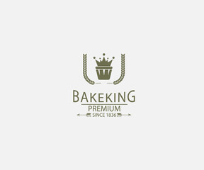Bakery Logo Design Vector Template