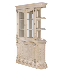 White cabinet classic furniture insulated