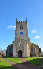 Fototapeta na wymiar Holy Trinity Church, Bottisham, Cambridgeshire