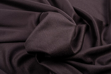 black satin fabric