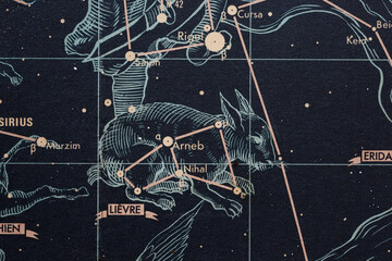 mapa nieba- gwiazdy i zoodiak