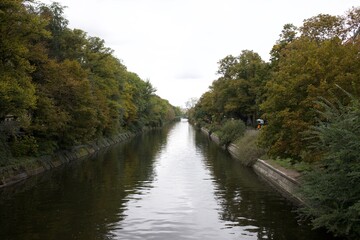 Landwehr canal in Berlin in autumn
