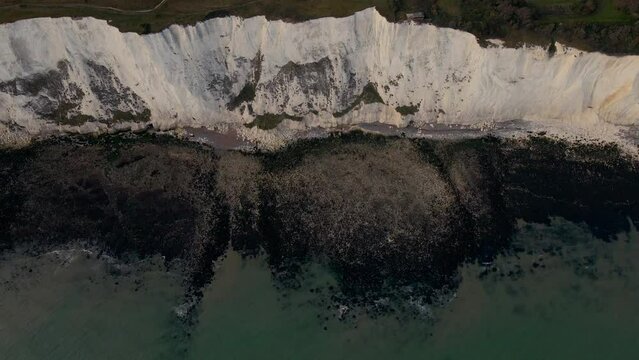 White Cliffs of Dover. Seven Sisters National park, East Sussex, England south coast.