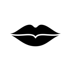 Lips Icon Vector Design Template Illustration Sign And Symbol