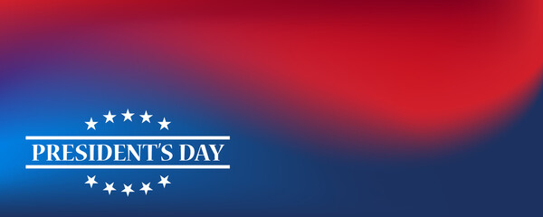 President's Day Background Design. Banner, Poster, Greeting Card.