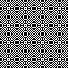 Seamless pattern with ethnic ornament. Embroidery background. Tribal wallpaper. Ethnical folk image. Tribe motif. Ancient mosaic. Digital paper, web design, textile print, backdrop. Vector art work.