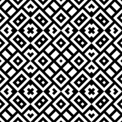 Seamless pattern with ethnic ornament. Embroidery background. Tribal wallpaper. Ethnical folk image. Tribe motif. Ancient mosaic. Digital paper, web design, textile print, backdrop. Vector art work.