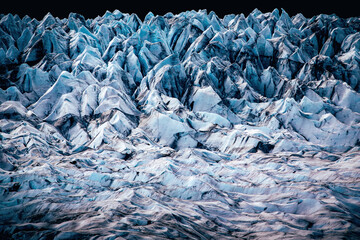 Fláajökull glacier in Iceland