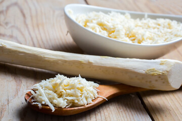 Freshly grated horseradish