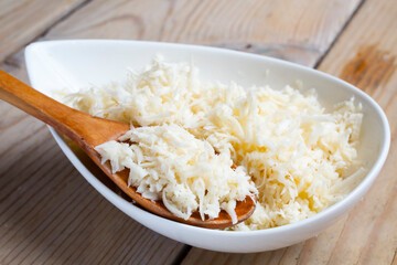 Freshly grated horseradish