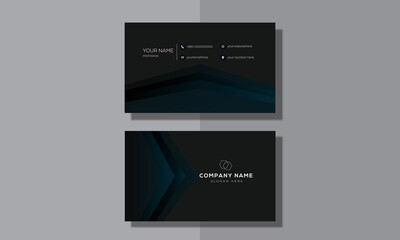 simple modern abstract business card template