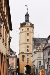 Romantisches Ansbach; Herrieder Tor und Uzgasse