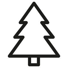 Ikona choinka, drzewo, ogród. © EmBer_graphic