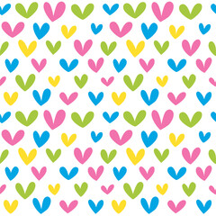 Hearts seamless background
