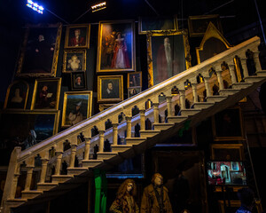 Fototapeta premium Marble Staircase at The Making of Harry Potter at Warner Bros Studios