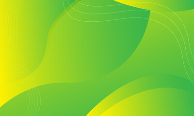 Abstract green background. Fluid shapes composition. Eps10 vector