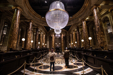 Obraz premium Gringotts Wizarding Bank at the Making of Harry Potter Studio Tour, UK