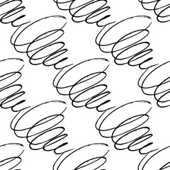 Tornado swirl seamless pattern. 