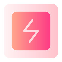 thunderbolt gradient icon