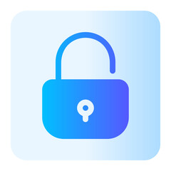 unlock gradient icon