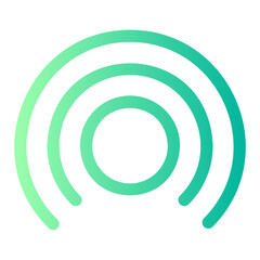 wireless access point gradient icon