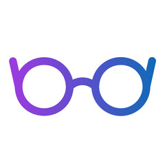 glasses gradient icon