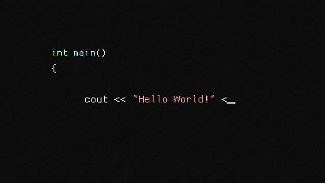 Writing a simple code in C programming language, Hello World message