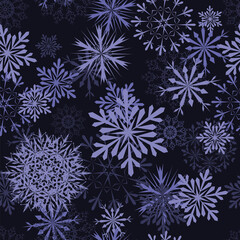 Seamless Snowflakes