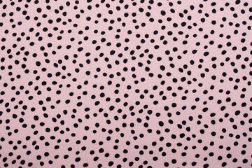 pink polka dots
