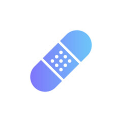 Bandage vector icon with gradient