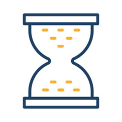Loading Clock Isolated Vector icon which can easily modify or edit

