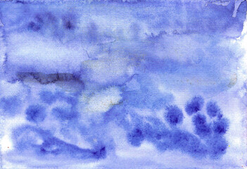 Hand drawn watercolor abstract background 