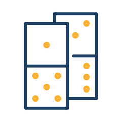 Domino Isolated Vector icon which can easily modify or edit

