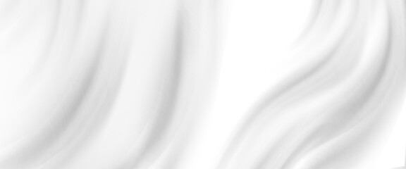 white cloth background abstract with soft waves
