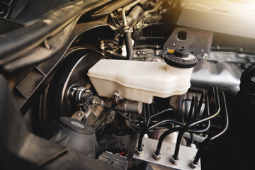 Brake fluid reservoir of brake system in the car
