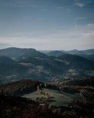beautful mountain landscapes in austria