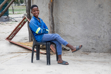 african boy