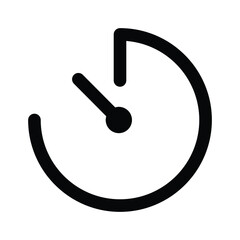 Timer Isolated Vector icon which can easily modify or edit

