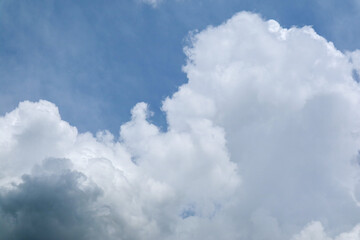 blue sky with white clouds