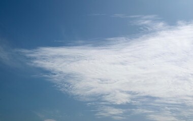 blue sky with white clouds