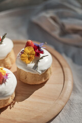 Homemade Milk cream cake delicious