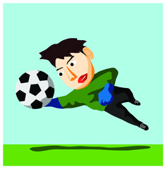 ゴールキーパー　サッカー　セーブ