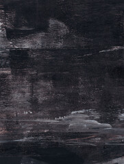 Dark abstract background. Versatile artistic image for creative design projects: posters, banners, cards, book covers, magazines, prints and wallpapers. Acrylic on cardboard.