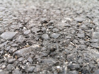 close up texture of asphalt road