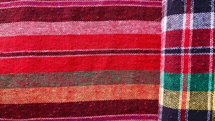 Scotch Stripes abstract and background,Scotch-patterned fabric