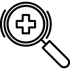 Fototapeta premium Magnifier Icon