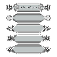 celtic symbols, frames and ornament
